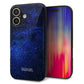 iPhone16 強化ガラス＆TPUスマホケース ガラプリ【KM924 Galaxias Blue】