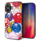 iPhone16 強化ガラス＆TPUスマホケース ガラプリ【MA935 ヨーヨー】