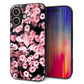 iPhone16 強化ガラス＆TPUスマホケース ガラプリ【MA993 フラワーB】