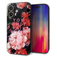 iPhone16 強化ガラス＆TPUスマホケース ガラプリ【MA994 フラワーC】