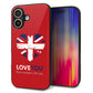 iPhone16 強化ガラス＆TPUスマホケース ガラプリ【SC804 ユニオンジャック ハートビンテージレッド】