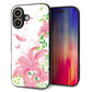 iPhone16 強化ガラス＆TPUスマホケース ガラプリ【SC849 ユリ（ピンク）】