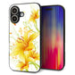 iPhone16 強化ガラス＆TPUスマホケース ガラプリ【SC852 ユリ（イエロー）】