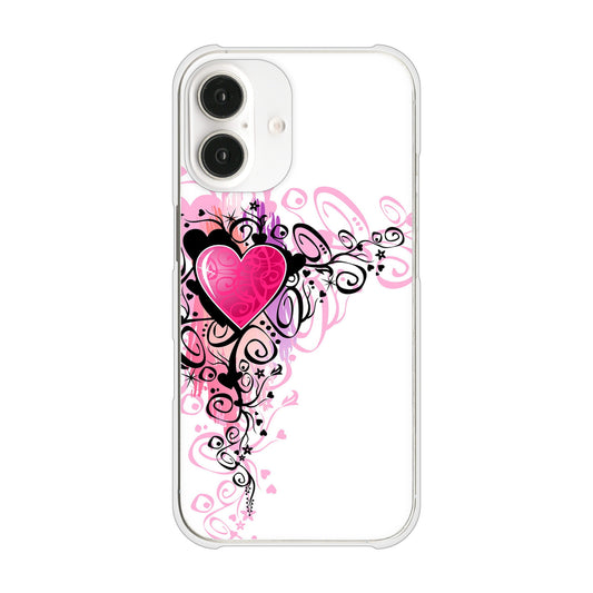 iPhone16 高画質仕上げ 背面印刷 ハードケースきらめきハート