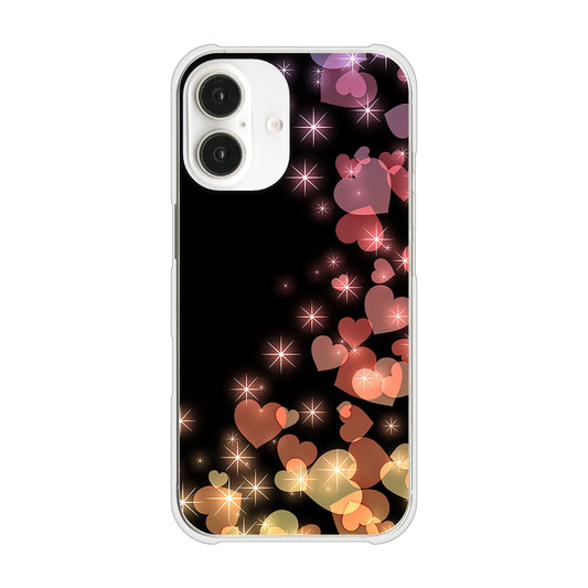 iPhone16 高画質仕上げ 背面印刷 ハードケースきらめきハート