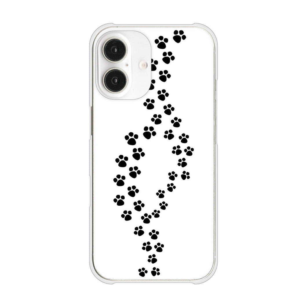 iPhone16 高画質仕上げ 背面印刷 ハードケース 【066 あしあと】