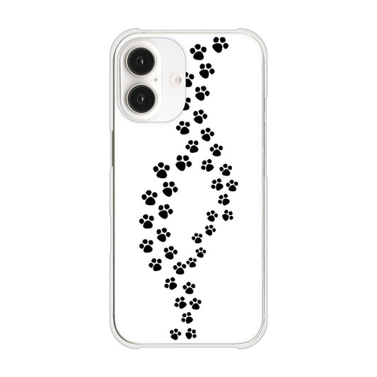 iPhone16 高画質仕上げ 背面印刷 ハードケース 【066 あしあと】