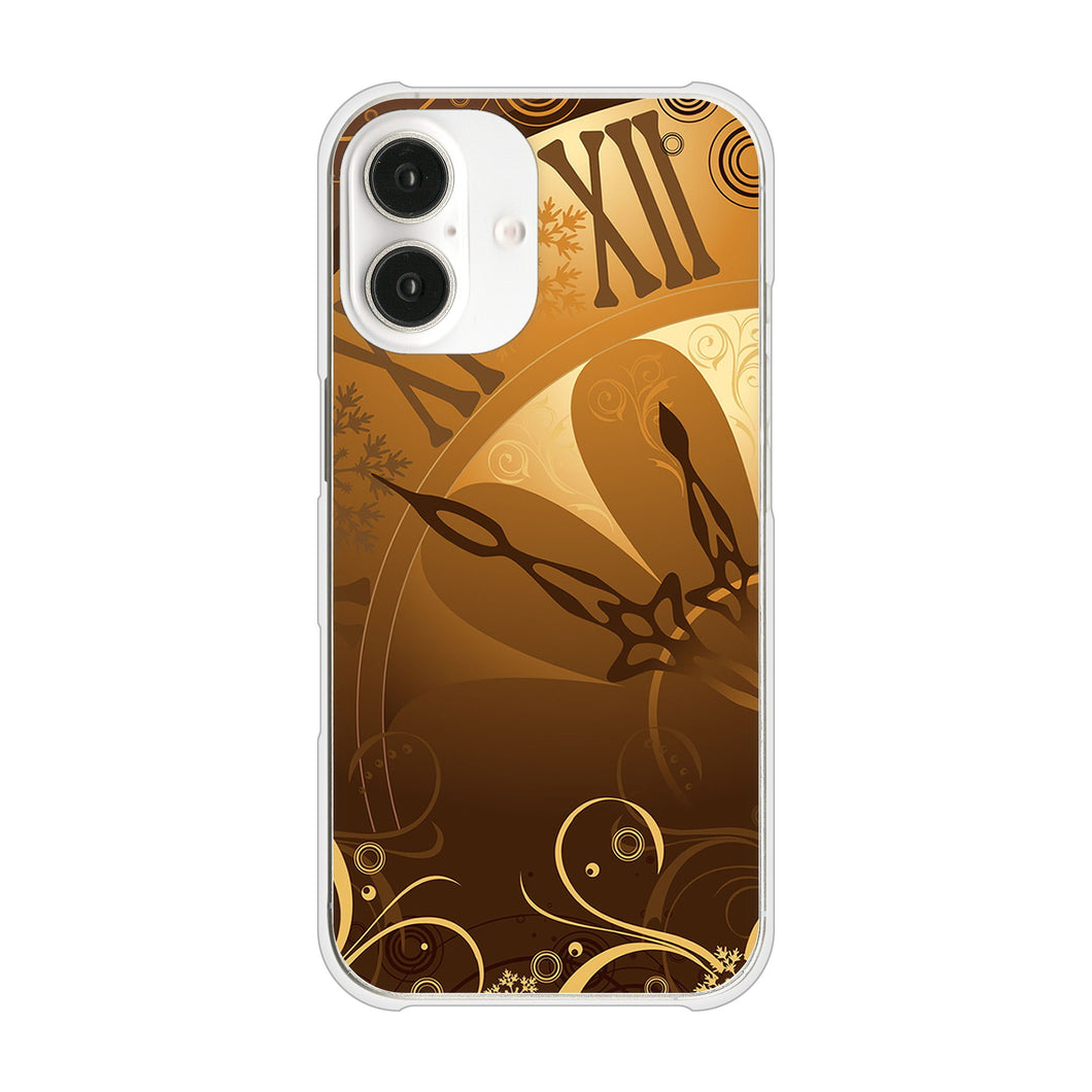 iPhone16 高画質仕上げ 背面印刷 ハードケース 【185 時を刻む針】