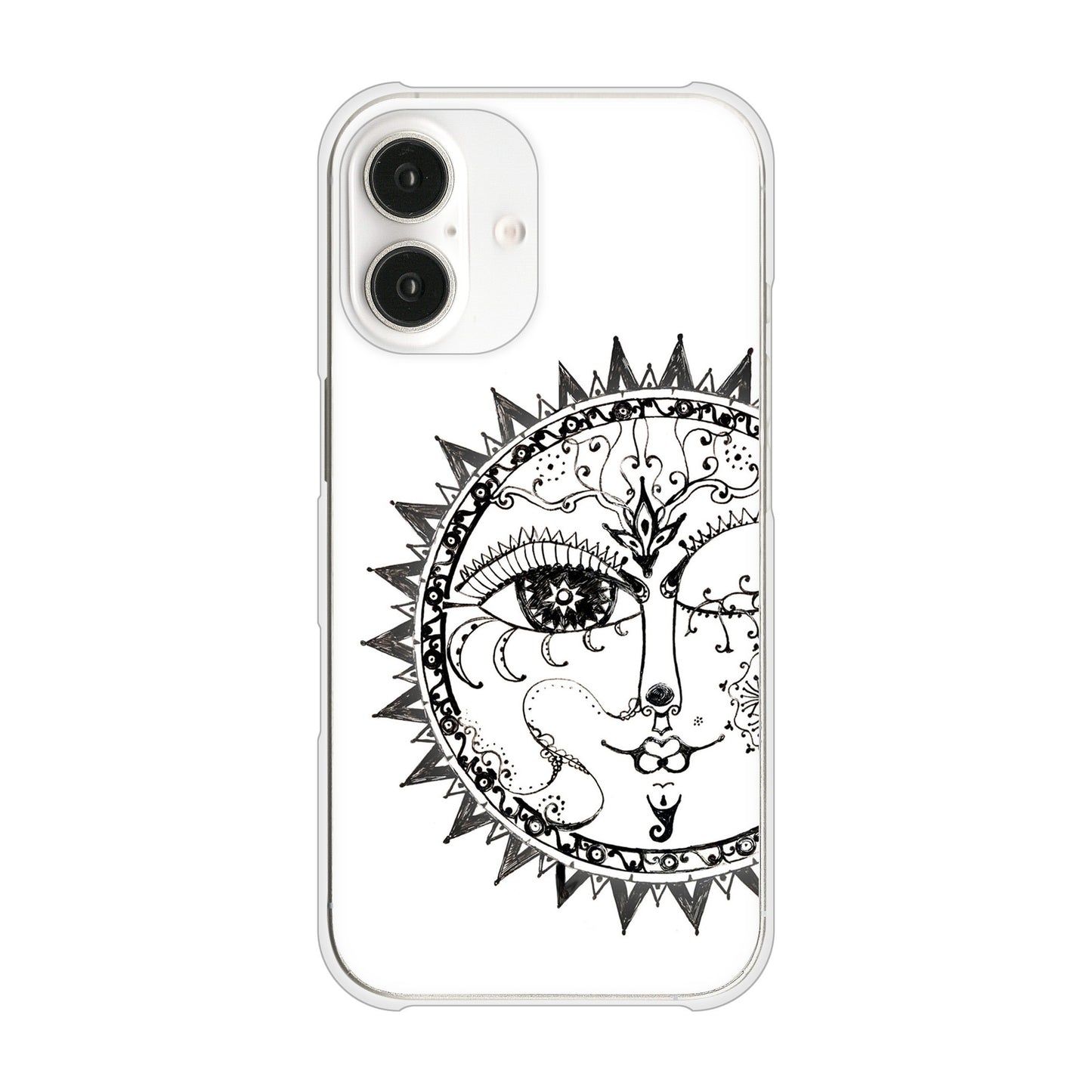 iPhone16 高画質仕上げ 背面印刷 ハードケース 【207 太陽神】