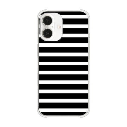 iPhone16 高画質仕上げ 背面印刷 ハードケースシンプルボーダー