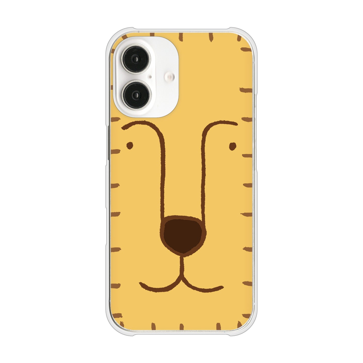 iPhone16 高画質仕上げ 背面印刷 ハードケースドアップアニマル