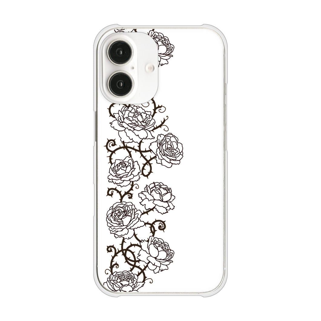 iPhone16 高画質仕上げ 背面印刷 ハードケース 【467 イバラ】