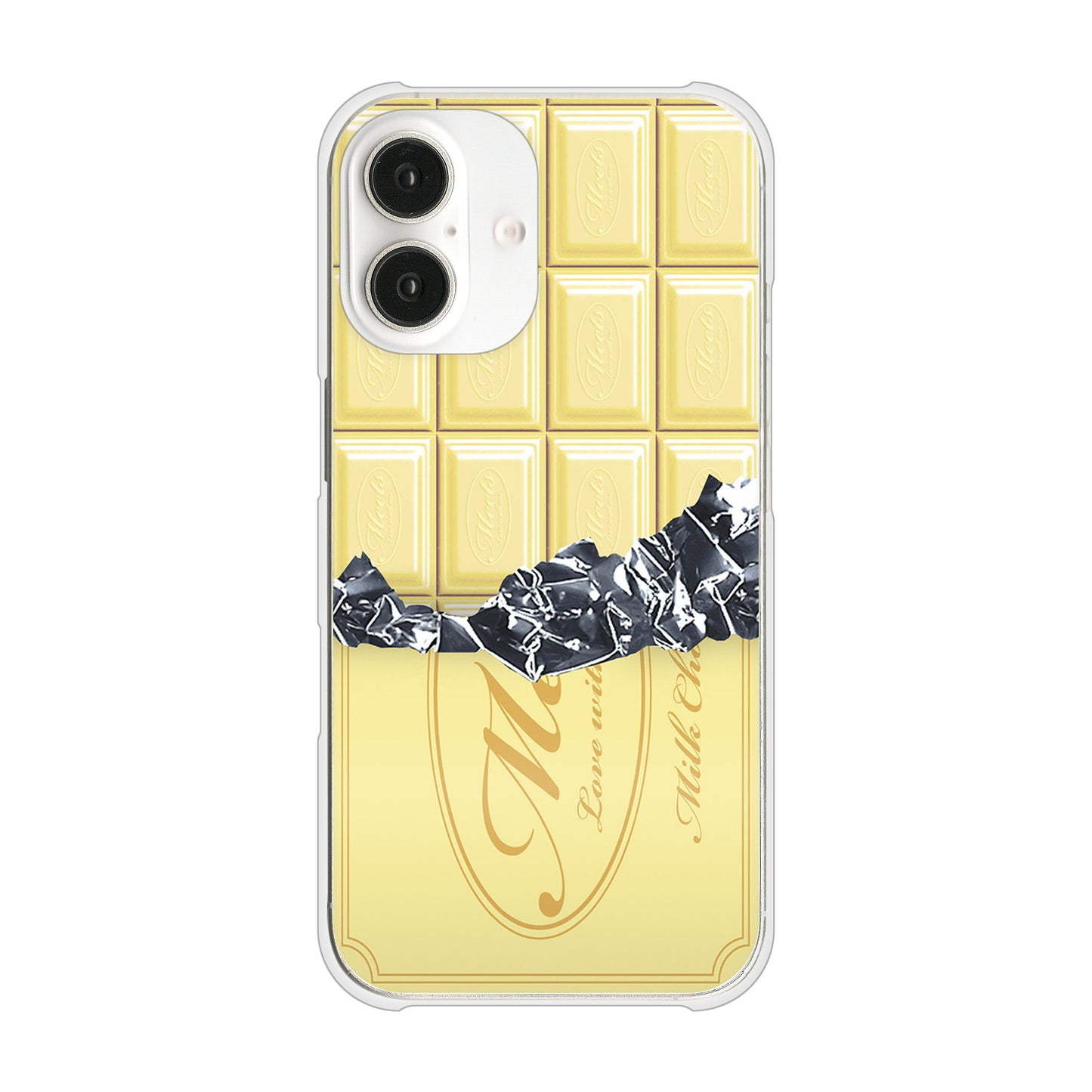 iPhone16 高画質仕上げ 背面印刷 ハードケース板チョコ