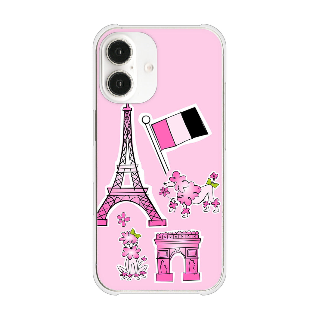 iPhone16 高画質仕上げ 背面印刷 ハードケースLOVE フランス