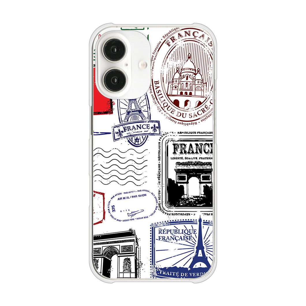 iPhone16 高画質仕上げ 背面印刷 ハードケースLOVE フランス