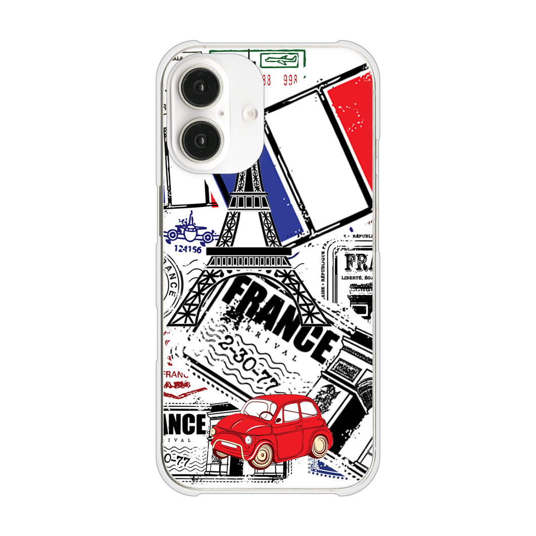 iPhone16 高画質仕上げ 背面印刷 ハードケースLOVE フランス