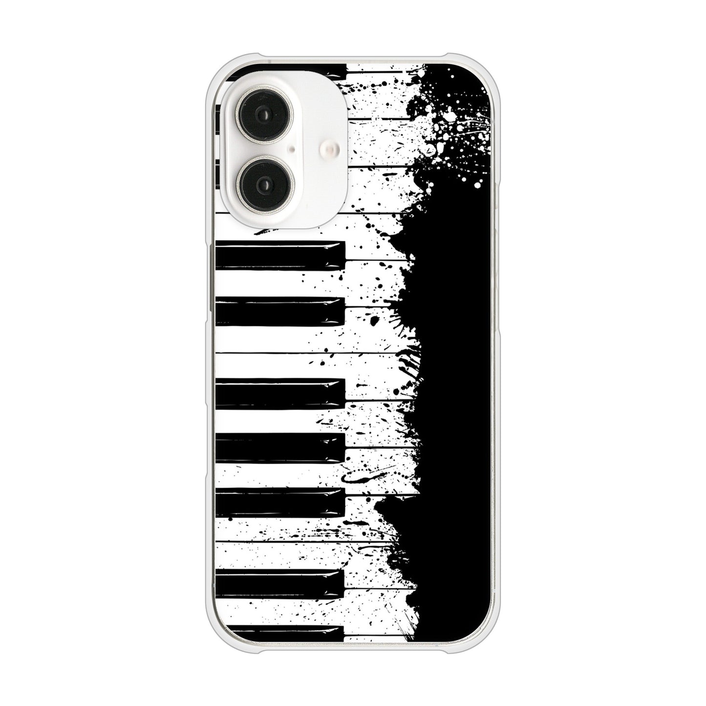 iPhone16 高画質仕上げ 背面印刷 ハードケースピアノ