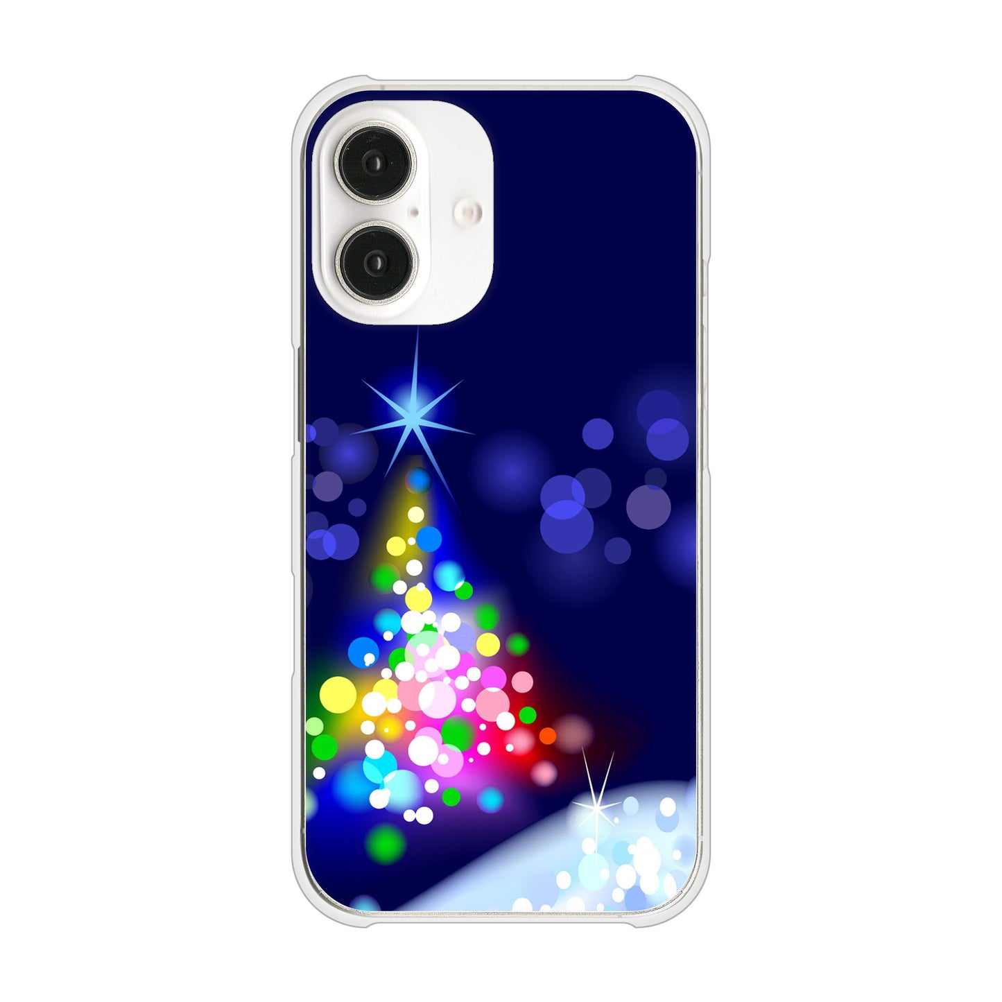 iPhone16 高画質仕上げ 背面印刷 ハードケースクリスマス