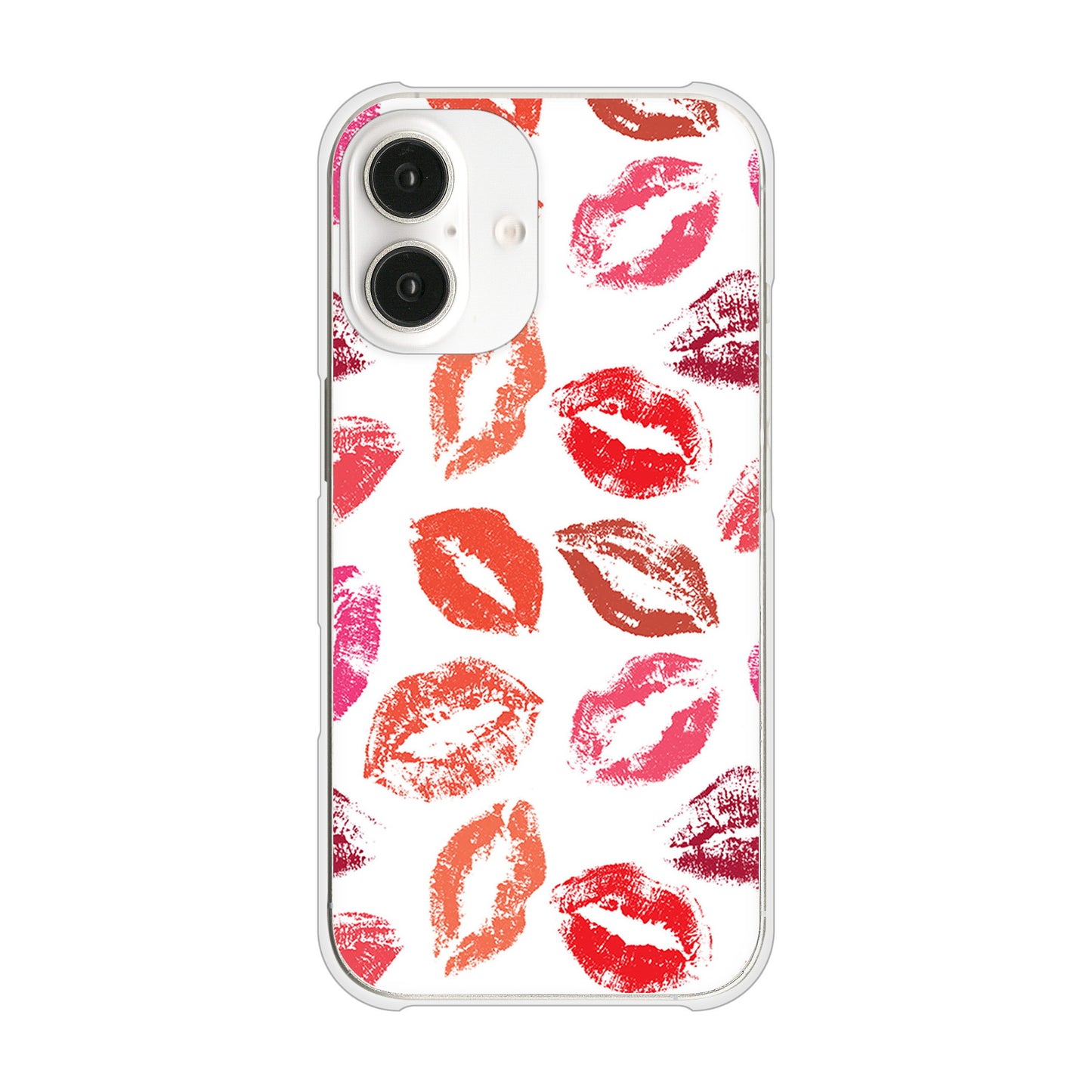 iPhone16 高画質仕上げ 背面印刷 ハードケース 【734 キスkissキス】