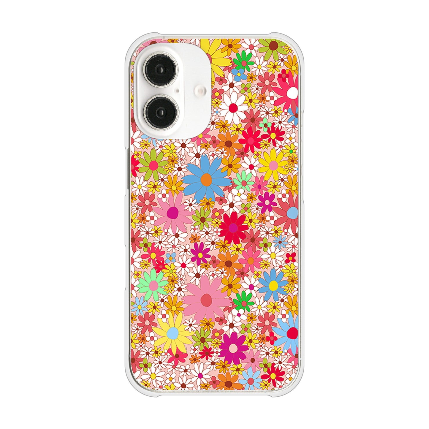 iPhone16 高画質仕上げ 背面印刷 ハードケースリバティプリント