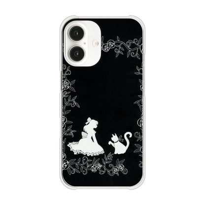 iPhone16 高画質仕上げ 背面印刷 ハードケースお姫様とネコ