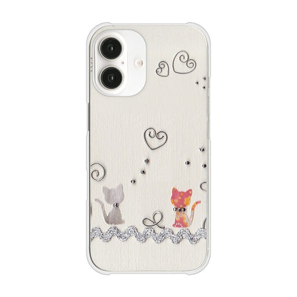 iPhone16 高画質仕上げ 背面印刷 ハードケースクラフト写真ネコ