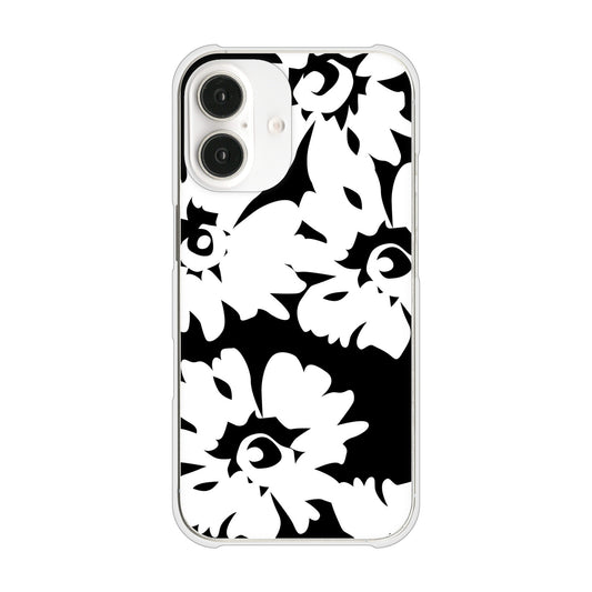 iPhone16 高画質仕上げ 背面印刷 ハードケース 【1215 モダンフラワー】