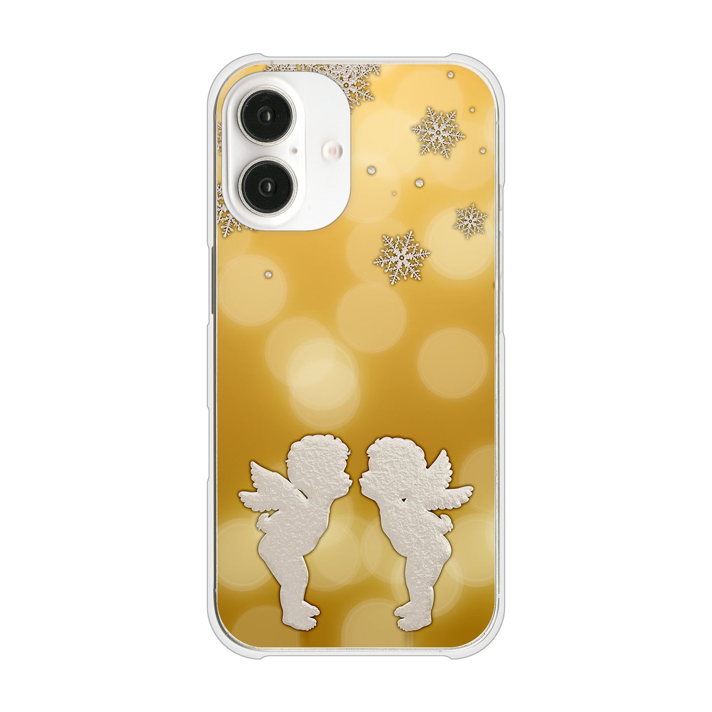 iPhone16 高画質仕上げ 背面印刷 ハードケースエンジェル