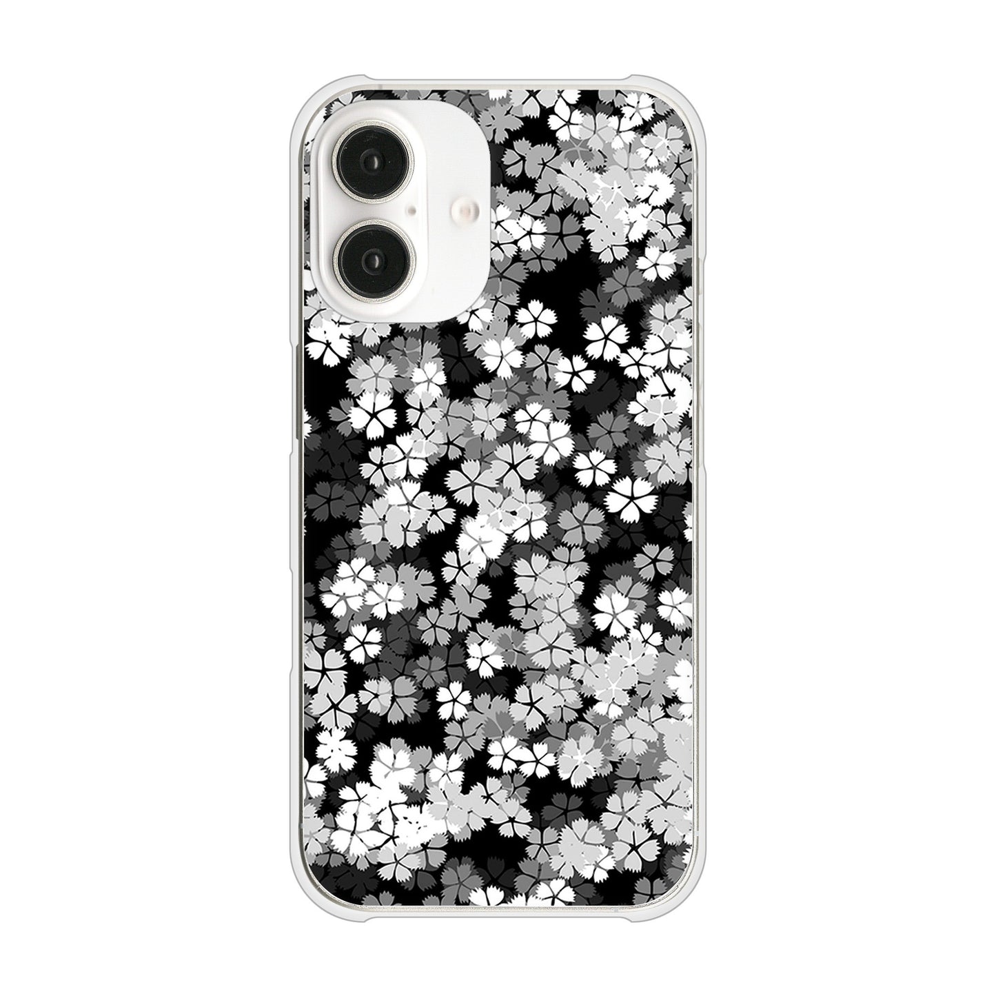 iPhone16 高画質仕上げ 背面印刷 ハードケース 【1332 夜桜】