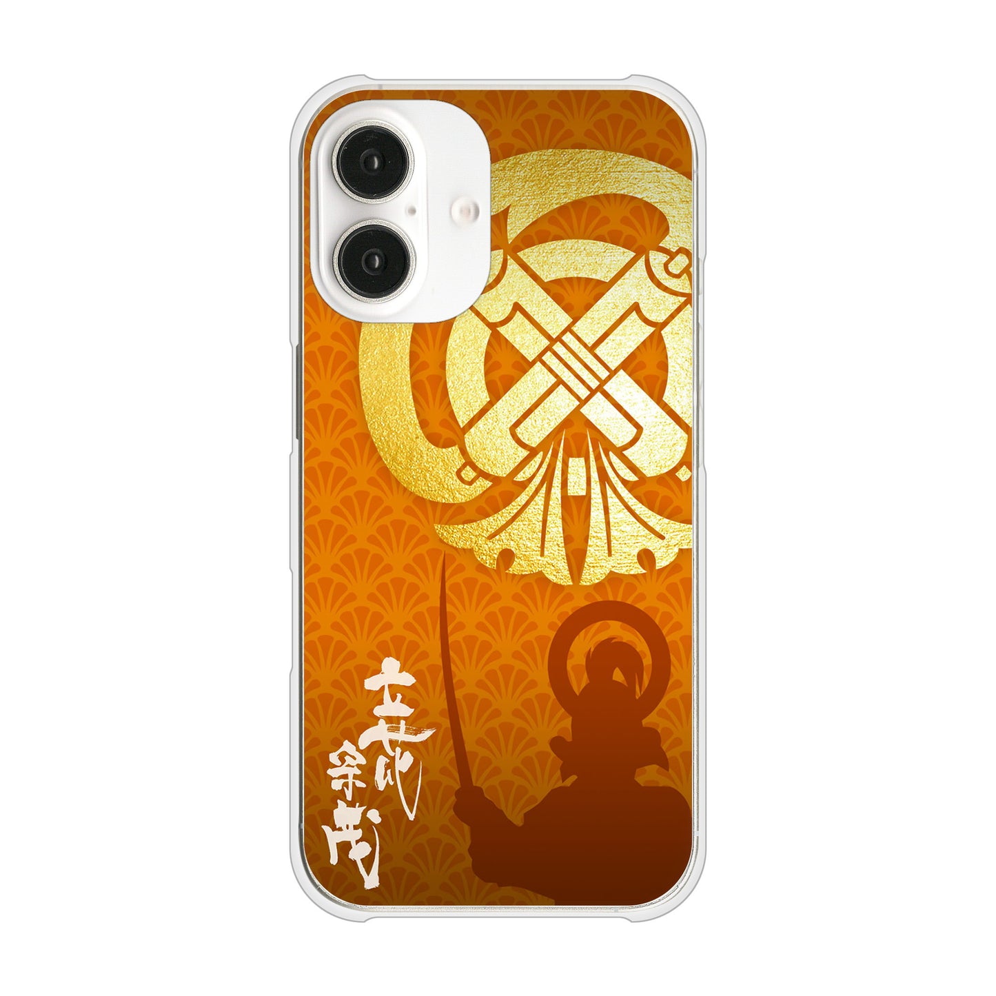 iPhone16 高画質仕上げ 背面印刷 ハードケース家紋