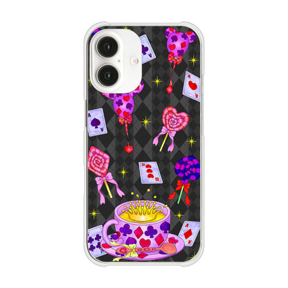 iPhone16 高画質仕上げ 背面印刷 ハードケースむかいあぐる トランプティー