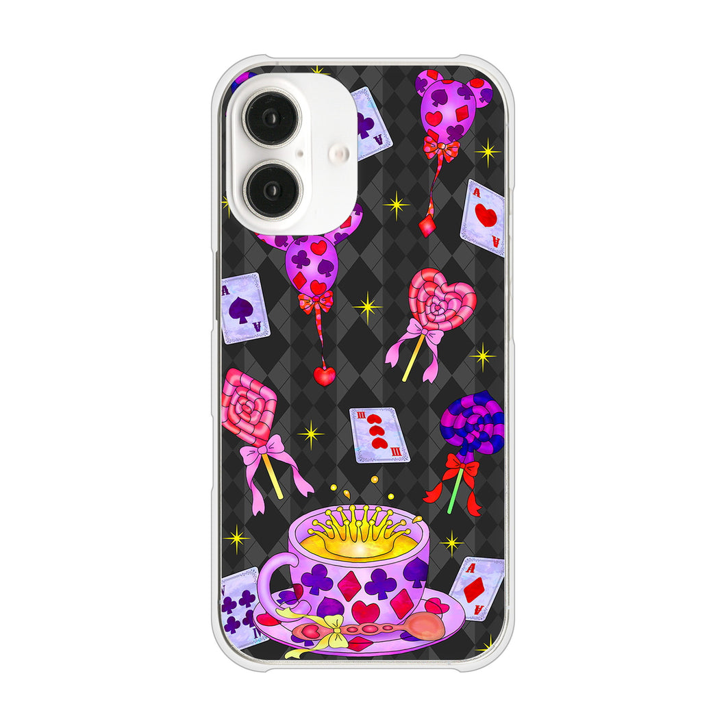 iPhone16 高画質仕上げ 背面印刷 ハードケースむかいあぐる トランプティー