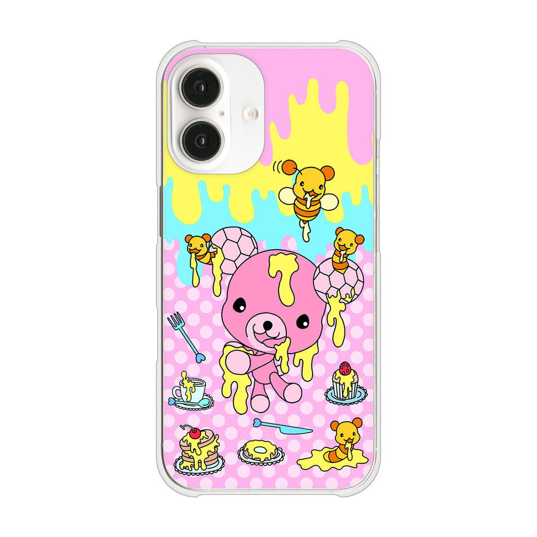 iPhone16 高画質仕上げ 背面印刷 ハードケースむかいあぐる ハニベア