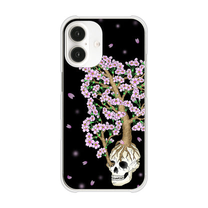 iPhone16 高画質仕上げ 背面印刷 ハードケースむかいあぐる 苺骸骨王冠蔦