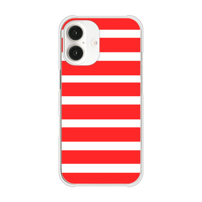 iPhone16 高画質仕上げ 背面印刷 ハードケースシンプルボーダー