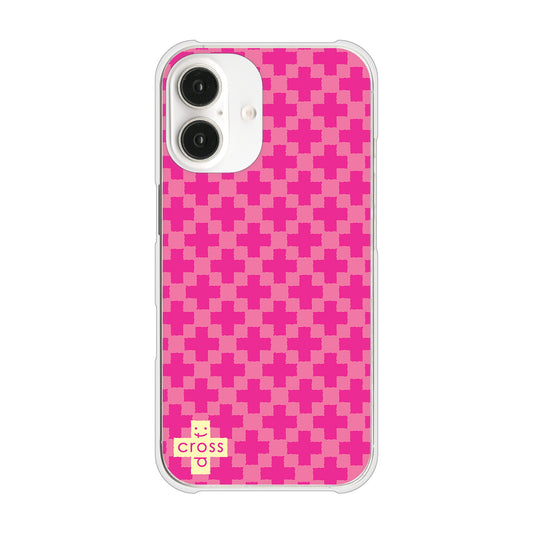 iPhone16 高画質仕上げ 背面印刷 ハードケースクロスドット