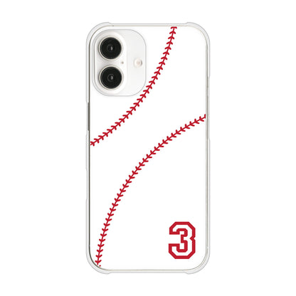 iPhone16 高画質仕上げ 背面印刷 ハードケースbaseball