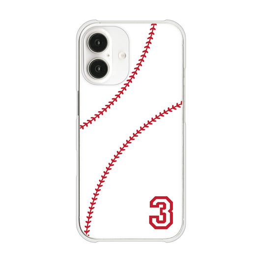 iPhone16 高画質仕上げ 背面印刷 ハードケースbaseball