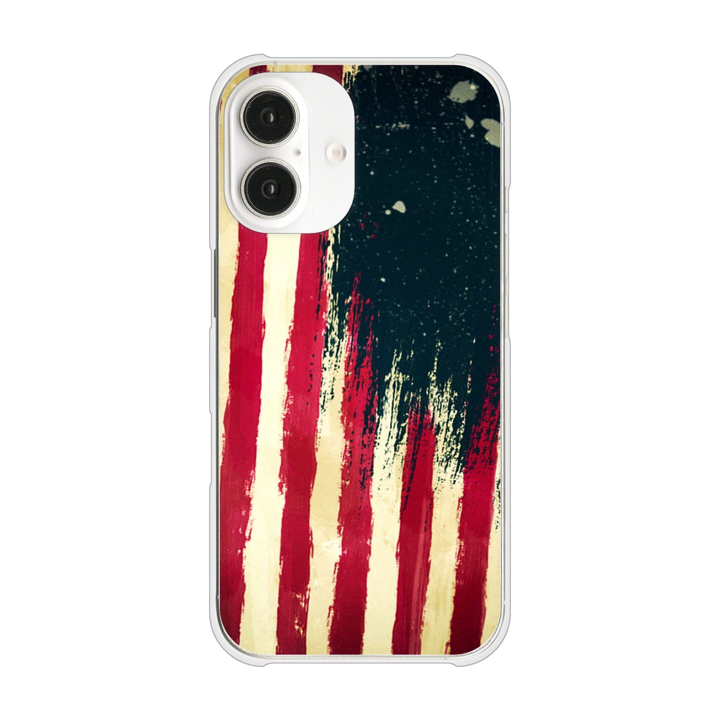 iPhone16 高画質仕上げ 背面印刷 ハードケース 【MI805 ヴィンテージアメリカ】