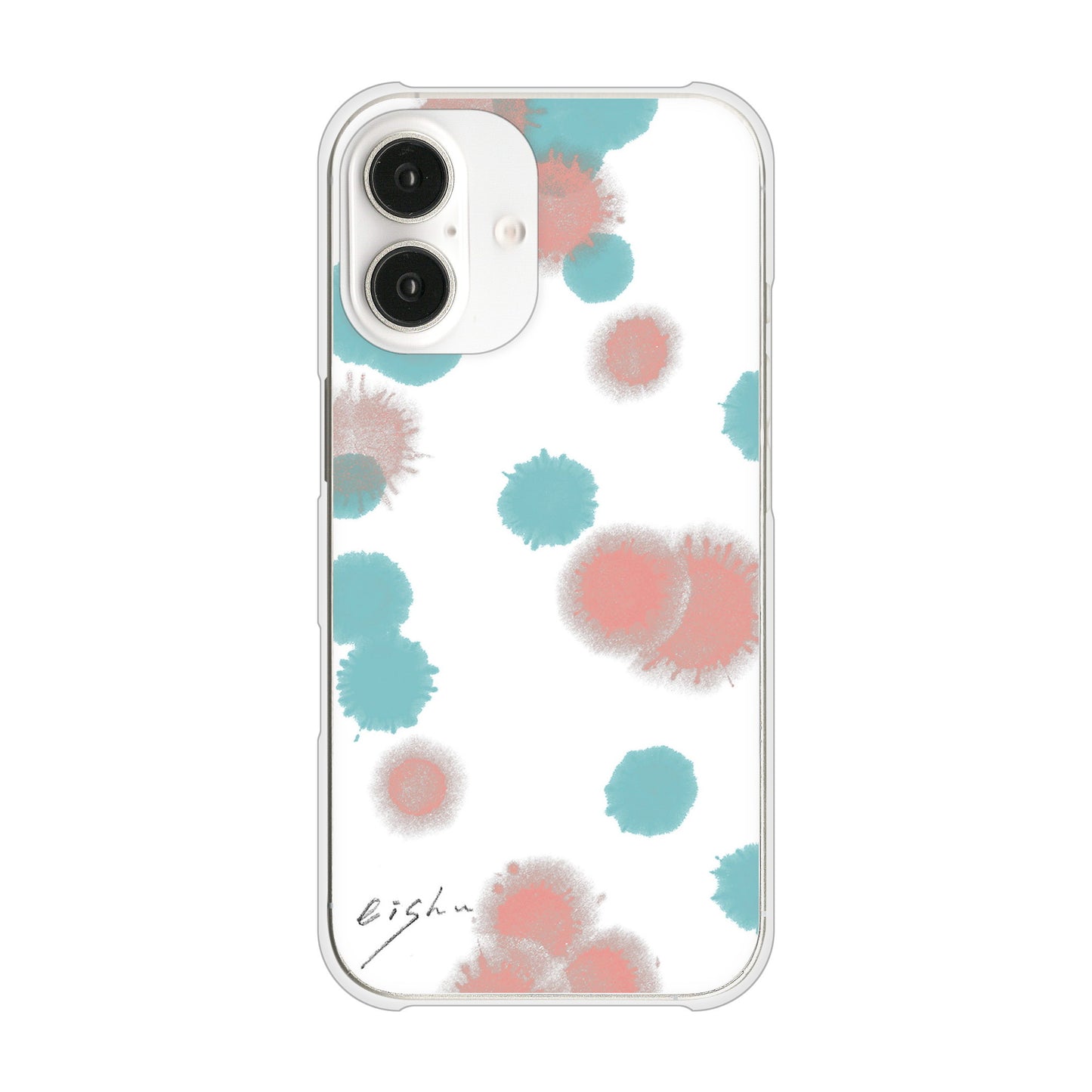 iPhone16 高画質仕上げ 背面印刷 ハードケース大野詠舟 デザイン筆文字