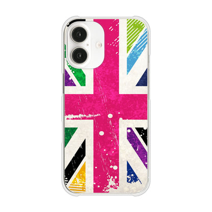 iPhone16 高画質仕上げ 背面印刷 ハードケースユニオンジャック