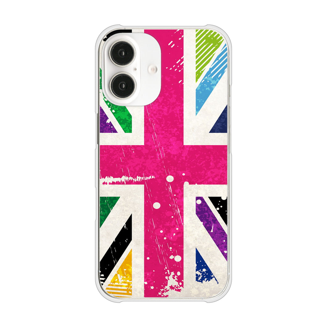 iPhone16 高画質仕上げ 背面印刷 ハードケースユニオンジャック