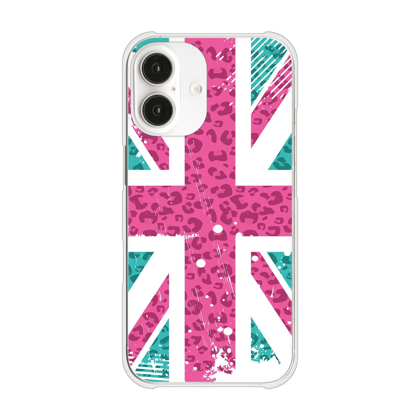 iPhone16 高画質仕上げ 背面印刷 ハードケースユニオンジャック