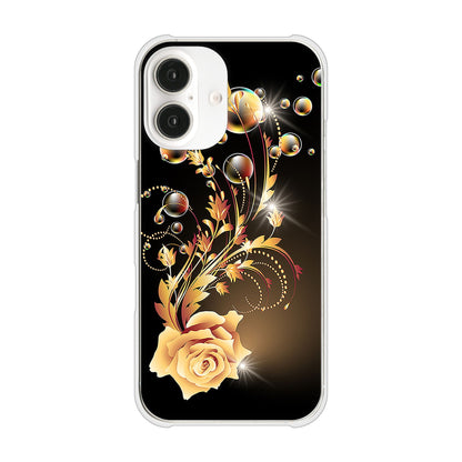 iPhone16 高画質仕上げ 背面印刷 ハードケースロマンチックなバラ