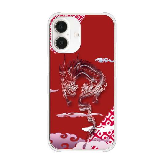 iPhone16 高画質仕上げ 背面印刷 ハードケース雲竜