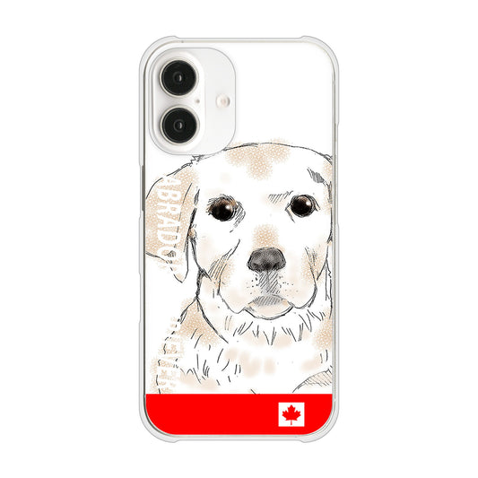 iPhone16 高画質仕上げ 背面印刷 ハードケースラブラドールレトリバー