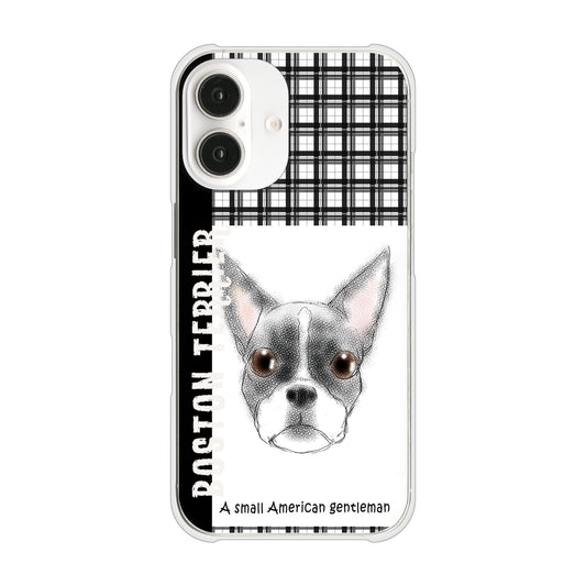 iPhone16 高画質仕上げ 背面印刷 ハードケースボストンテリア