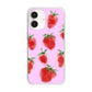 iPhone16 高画質仕上げ 背面印刷 ハードケースイチゴ 水彩