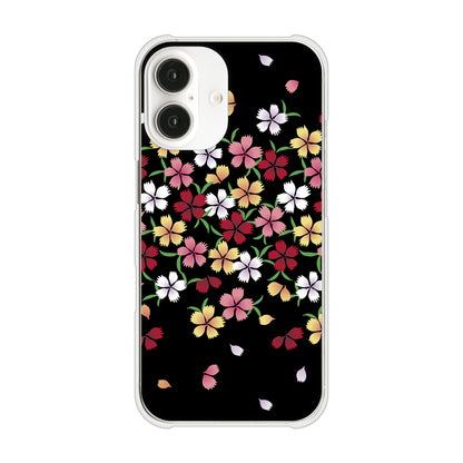 iPhone16 高画質仕上げ 背面印刷 ハードケース和花柄