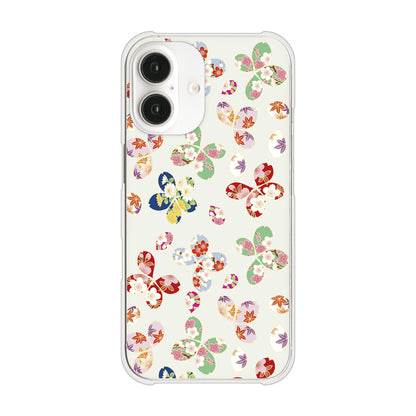 iPhone16 高画質仕上げ 背面印刷 ハードケース和花柄